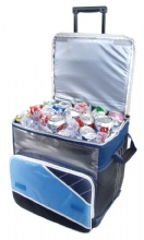 Collapsible Rolling 50 Can Trolley Cooler Bag